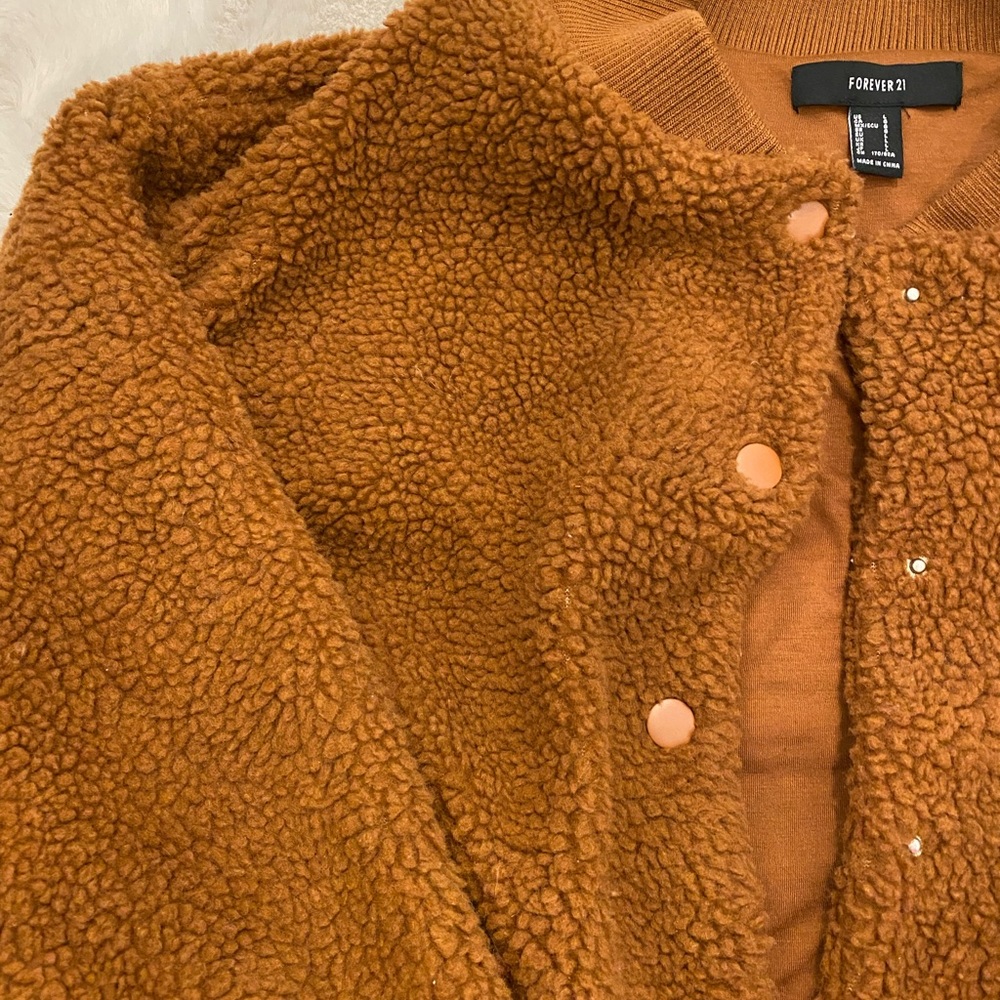 Teddy Bomber Jacket - Picture 2 of 3